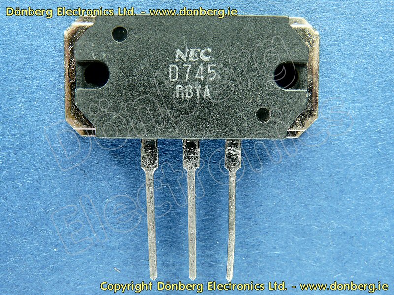 2SD745 2SB705 Paire de transistors Silicone NEC PNP NPN 140V 10A D745 B705 
