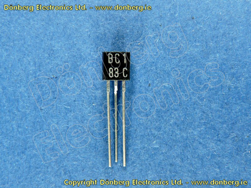 thumbnail image 2 of BC183 Texas Instruments NPN Bipolar Transistor - West Germany - 20 Pieces - TO-92 (Obsolete/Hard To Find) 2 of 4