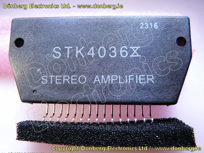 STK4036X STK 4036X SANYO Hybrid Power Amplifier 1 channel Mono 50 Watt 